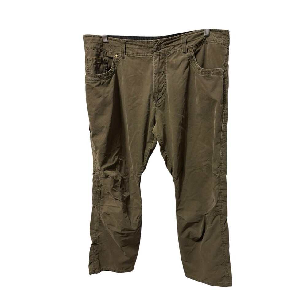 Kuhl Revolvr Vintage Patina Dye Pants Mens Size 40x30 Green Hiking Cargo